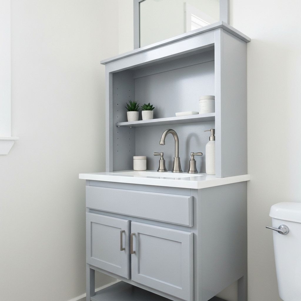 Bathroom cabinet painting
