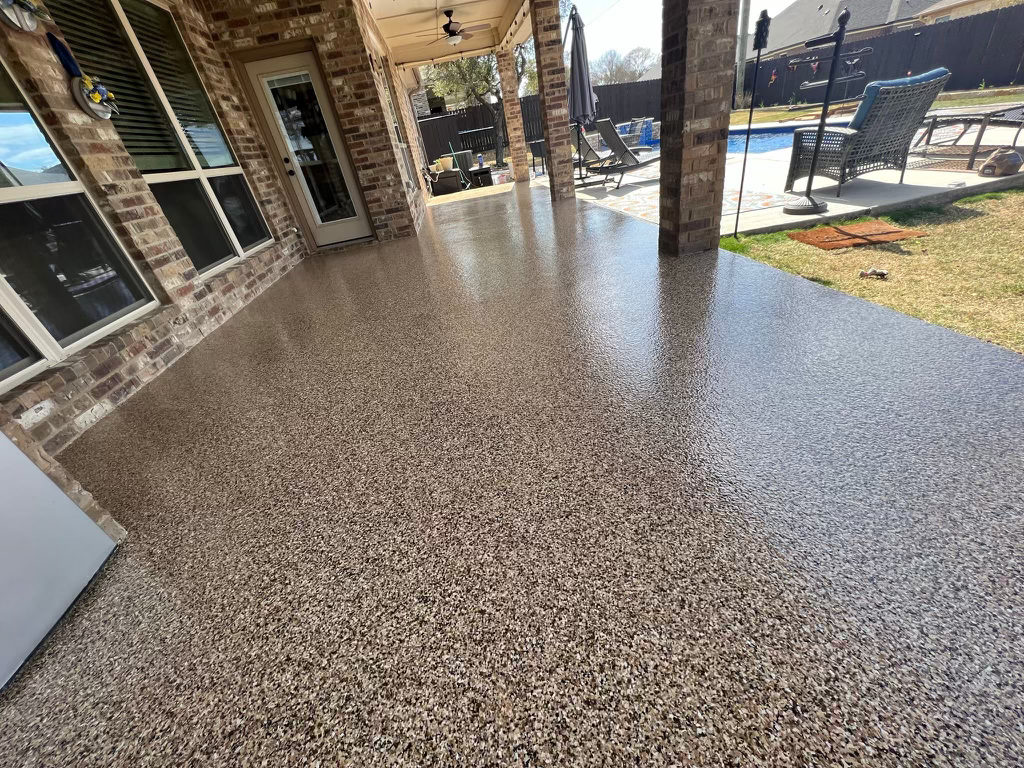 Polyaspartic coating project