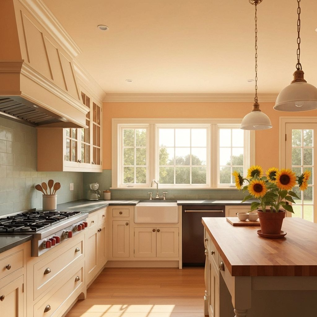 Interior painting kitchen