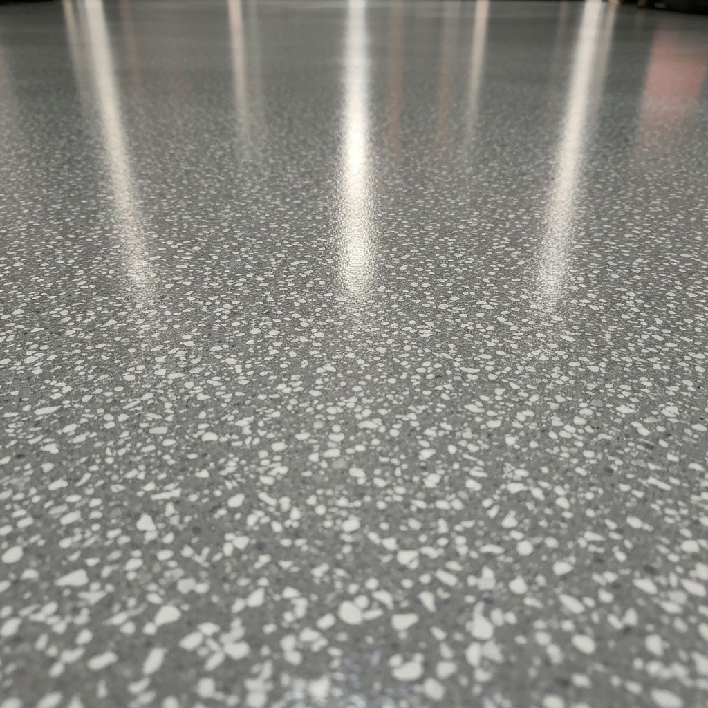 Polyaspartic commercial floor