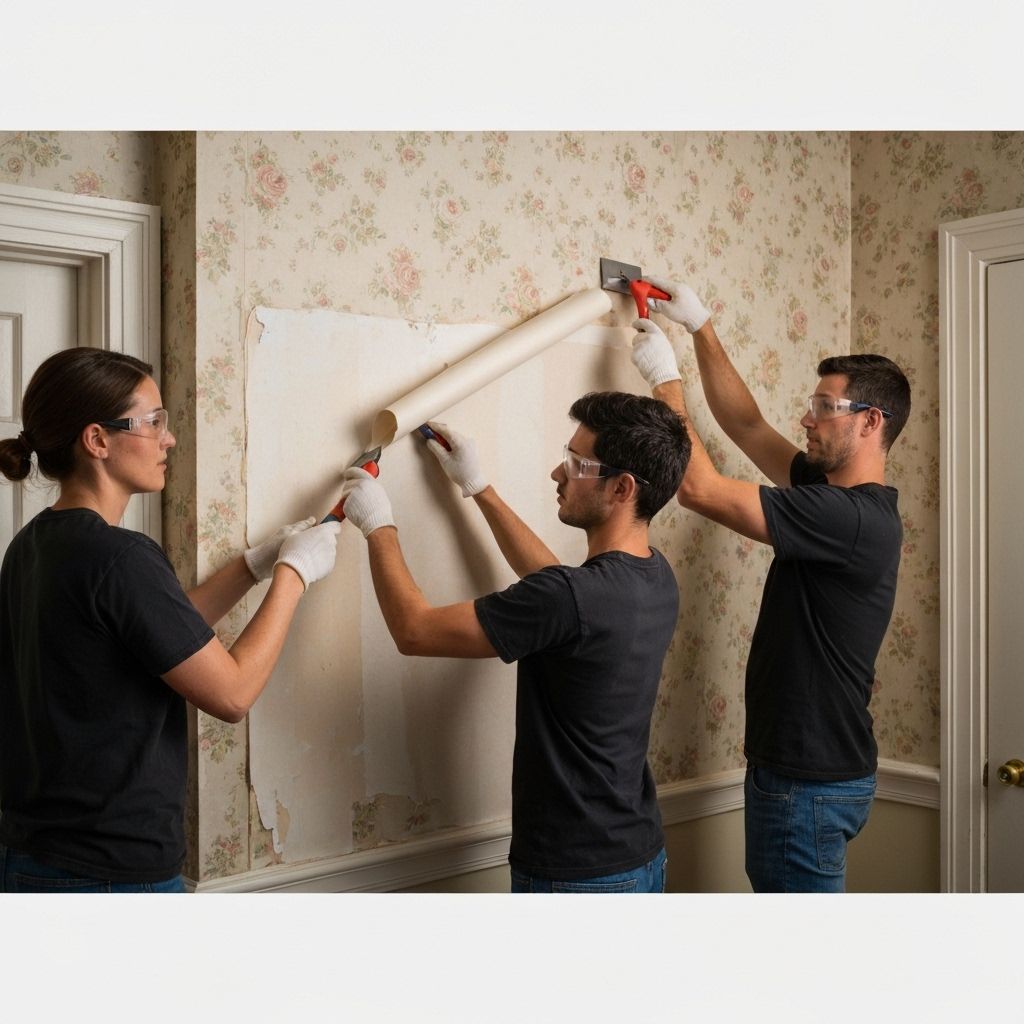 Professional wallpaper removal