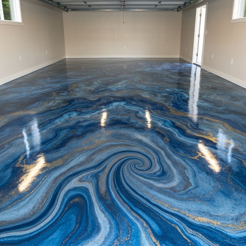 Residential concrete coating