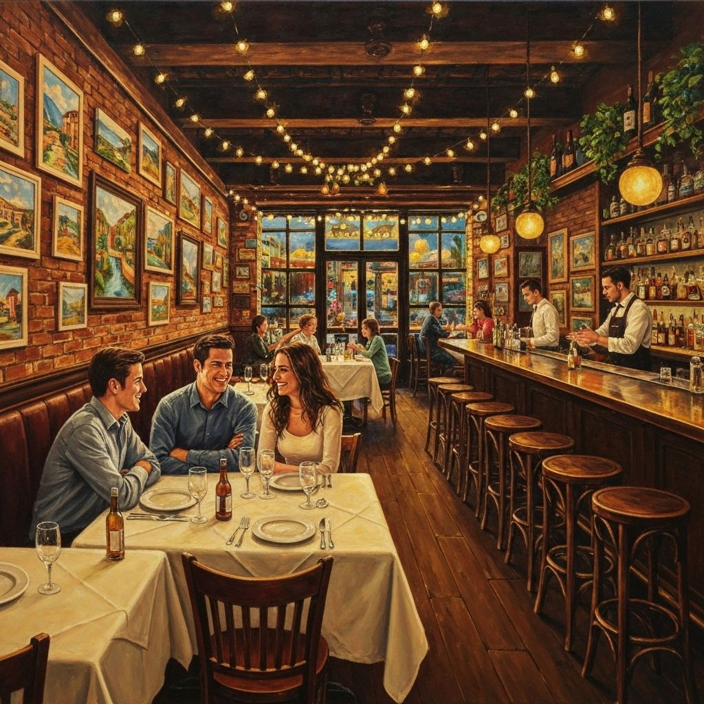 Restaurant painting